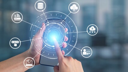 Cloud computing, cloud strategy, and cloud technology transforming digital infrastructure with scalable services, secure data storage, and cloud-based digital business solutions. Spire