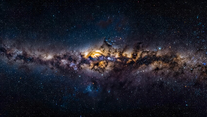 The Milky Way Galaxy as seen Frm Space
