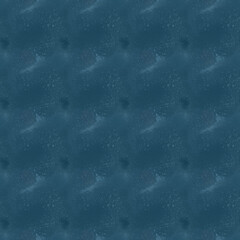 Watercolor abstract background with streaks and splashes. Seamless pattern in dark blue for textiles and wrapping paper