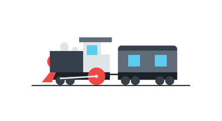 Vector train engine and carriage