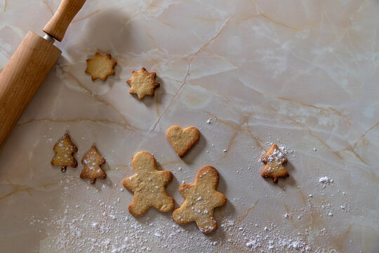 Christmas Cookie Flat Lay