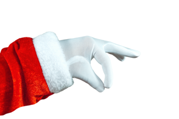 Santa Claus Hand Pinching Gesture