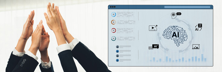 A generative AI dashboard for creating diverse multimedia content. The platform's digital brain can generate images, video, speech, and text, as well as perform language translation. Fermion