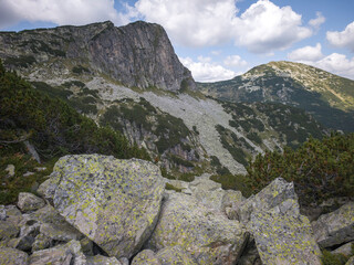 Landscape of Rila mountain near Yakoruda Lakes, Bulgaria