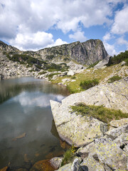 Landscape of Rila mountain near Yakoruda Lakes, Bulgaria