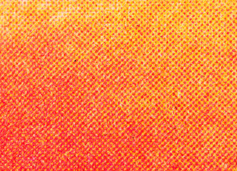 Bright Orange Red Halftone Gradient on Textured Paper