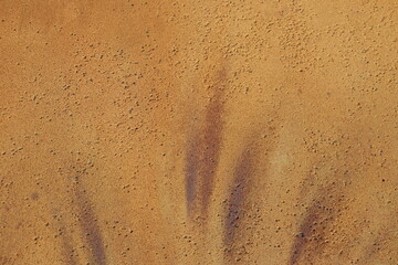 Rusty metal background in brown, red and orange colors. Rusty métal with particles and texture....