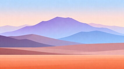 sunset in the mountains background wallpaper