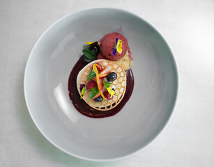 variety of desserts