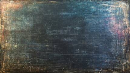 Obraz premium Scratched Dark Surface Abstract Texture Background