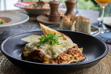 Bolognese lasagna