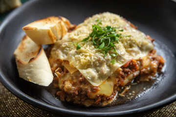 Bolognese lasagna