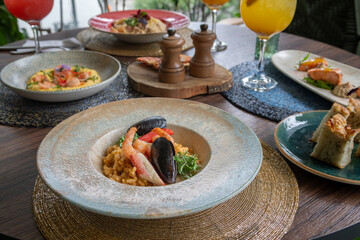 seafood risotto