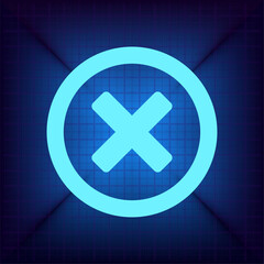 Obraz premium Vector illustration on a blue background