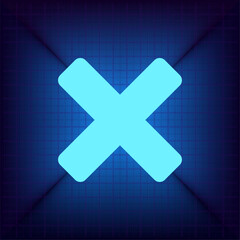 Obraz premium Vector illustration on a blue background