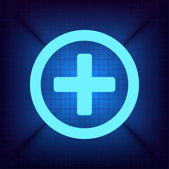 Vector illustration on a blue background