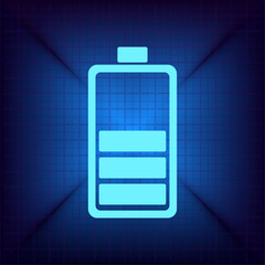 Vector illustration on a blue background © MarkART