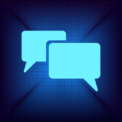 Vector illustration on a blue background