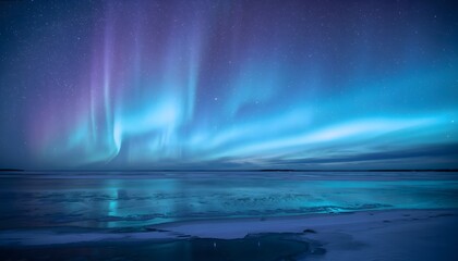 Icy Aurora Borealis Gradient with Smooth Glow for Atmospheric, Northern Lights, and Abstract Background