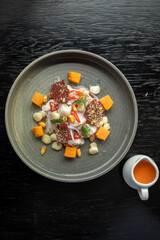 traditional Peruvian food, ceviche charela