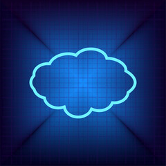 Vector illustration on a blue background