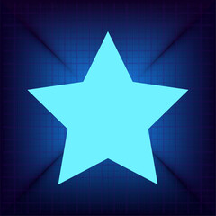 Vector illustration on a blue background