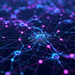 abstract network background