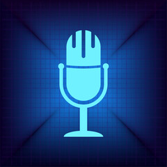 Vector illustration on a blue background