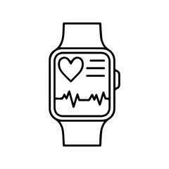 Smartwatch Health Icon