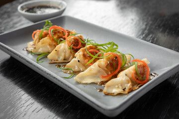 traditional Peruvian dish, pork with prawns