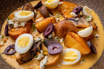 traditional Peruvian food, native potatoes