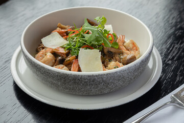 Rissoni with mushrooms