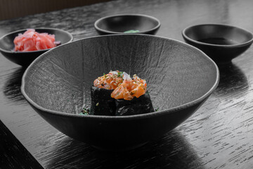 variety of sushi