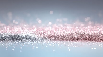 Abstract Pixelated Lines Displaying Light and Reflection in Horizontal Composition