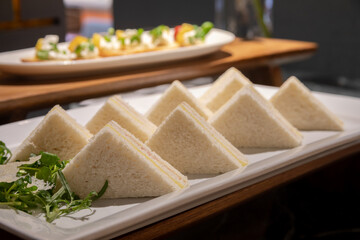 variety of food at the breakfast buffet