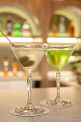 variety of cocktails