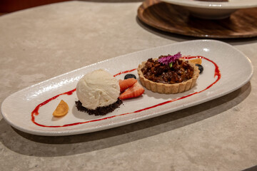 desserts, pecan pie