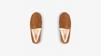 Soft brown slippers are perfect for cozy indoor wear, providing comfort and warmth during chilly evenings.