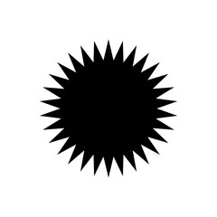 Sale sticker, price tag, starburst icon. Sale icon, sale price sticker symbol, star shape sticker icon.