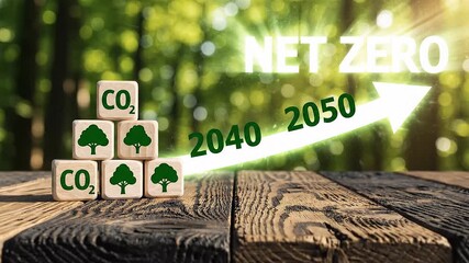 Reduce carbon emissions for a greener future with tree planting action campaign video