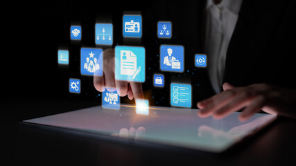 Digital recruitment and online hiring, virtual headhunting, smart recruitment platforms, talent acquisition solutions, and digital HR tools for modern workforce management. Entice