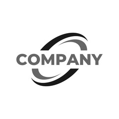 generic circle logo design , business logo , vector , symbol , company logo,background, emblem, swirl, infinity, circular	