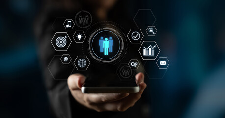 Business teamwork system showing digital communication and performance tracking. Teamwork improves collaboration, drives success, teamwork enhances planning, and teamwork supports productivity. Latch