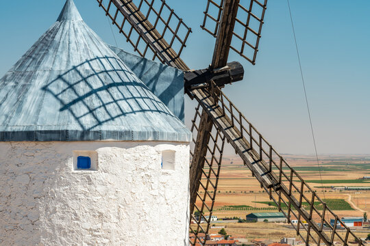 Consuegra Windmills in Summer: Iconic Landscape of Don Quixotes Spain