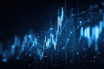 Abstract Digital Chart Illustration