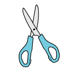 はさみのシンプルイラスト