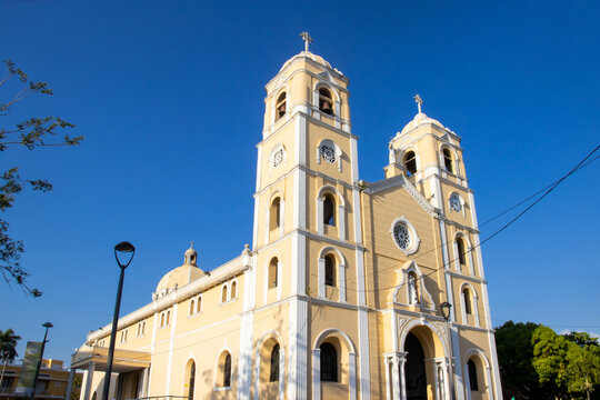 San Francisco de Asis Cathedral located in Santander Square in the city of Sincelejo