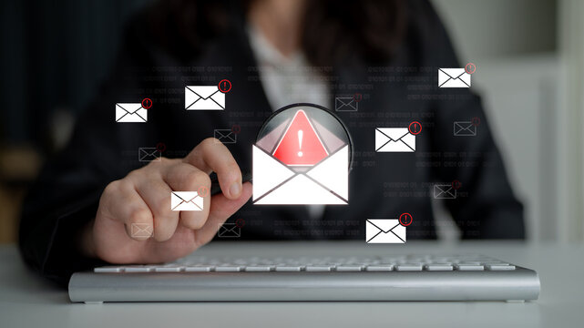 A cybersecurity alert indicating a phishing scam or malware threat. This dangerous email requires immediate action to protect against data theft and unauthorized system access. Fermion