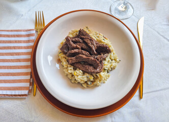 homemade risotto