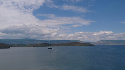 Scenic View of Lake Baikal from Sakhyurta Pier – Siberia, Russia (July)